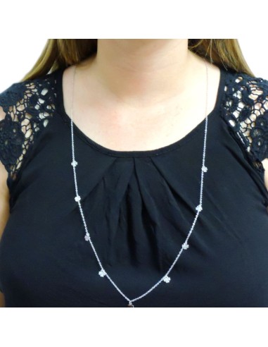Bracciale Catena Donna in Argento 925 Rodiato...