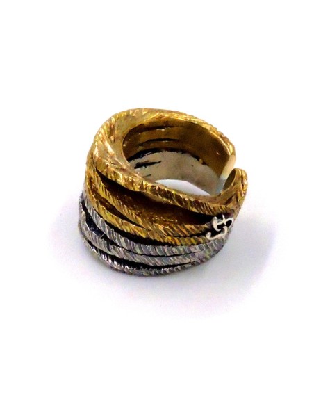 Anello in Argento 925 Life Bicolore