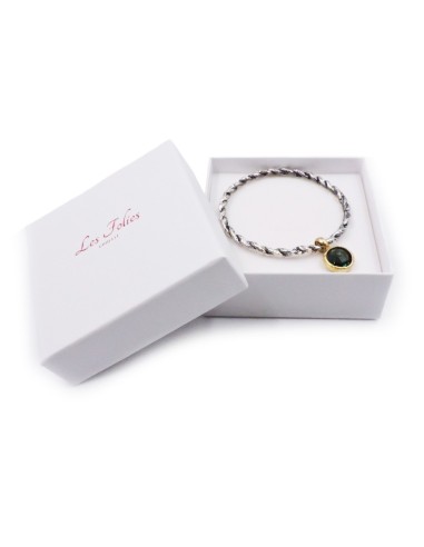 Bracciale Bangle Treccia in Argento 925 