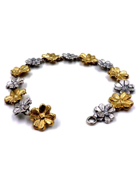 Bracciale Fiori in Argento 925 