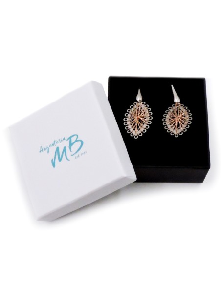 Orecchini Fiore in Argento 925 Con Zirconi Bianchi By Taitù