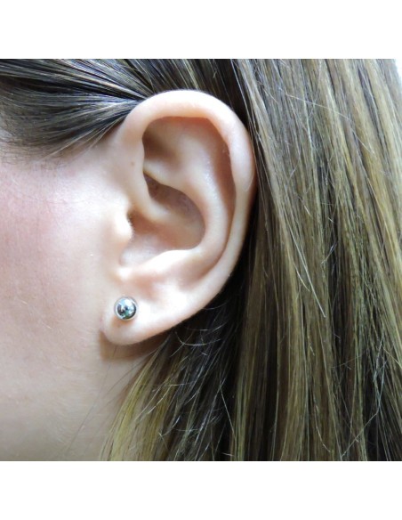 Orecchini Pallina in Argento 925