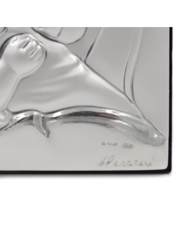 Quadro Sacra Famiglia in Argento Massiccio 925...