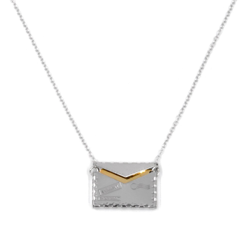 Silver Necklace Love Letter
