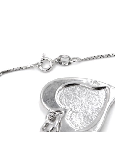 Bracciale Catena Donna in Argento 925 Rodiato...