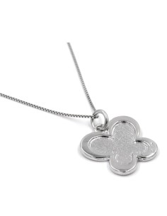 925 Sterling Silver Necklace with Butterfly Shape Pendant 2