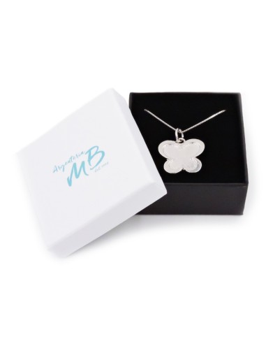 925 Sterling Silver Necklace with Butterfly...