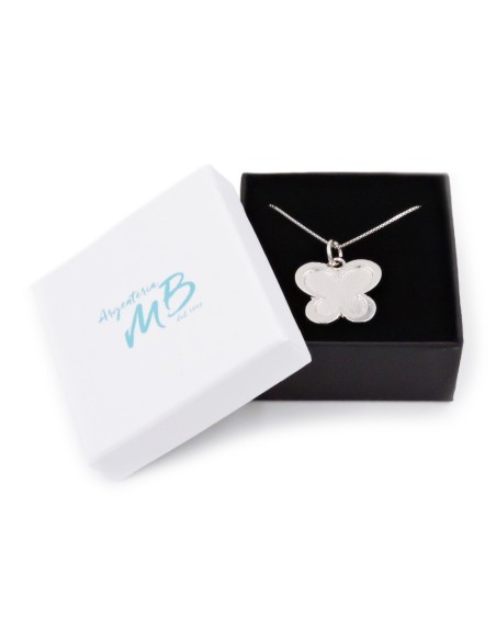 Bracciale Catena Donna in Argento 925 Rodiato con Ciondolo Doppio Cuore