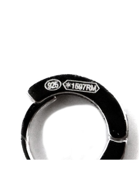 Orecchini Fiore in Argento 925 Con Zirconi Bianchi By Taitù