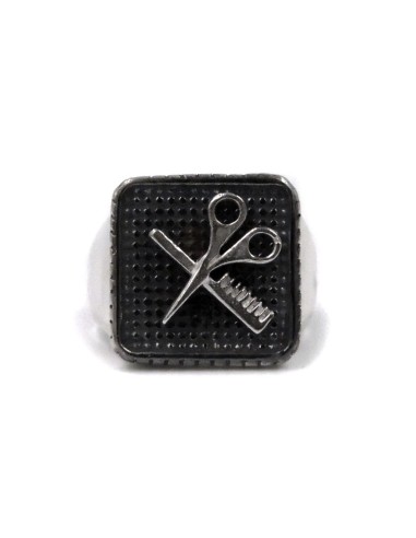 Barber Chevalier 925 Sterling Silver Ring with...