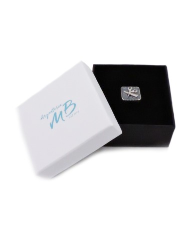 Barber Chevalier 925 Sterling Silver Ring with...