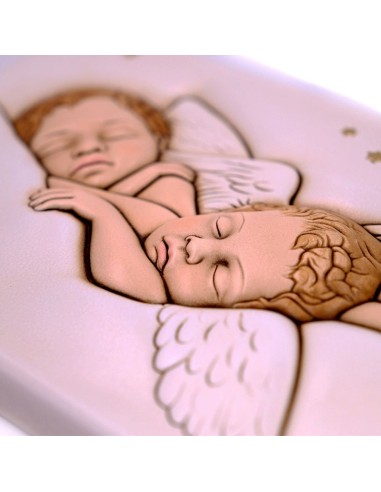 Angeli Che Dormono Quadro in Ceramica con...