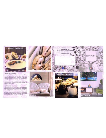 Maternità in Ceramica con Decorazioni Dolcelatte cm 22x44