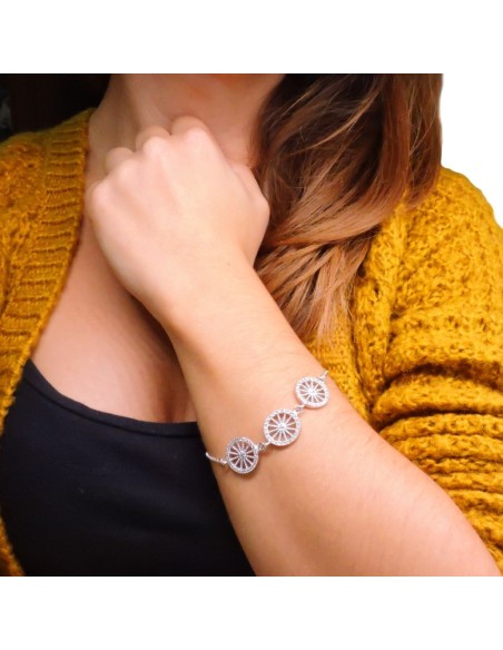 Bracciale Carrozza di Cenerentola Donna in Argento 925 Rodiato 