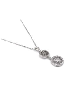 Bracciale Catena Donna in Argento 925 Rodiato con... 2