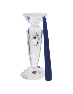 Bohemia Crystal Candle Holder with Oval Insert 2