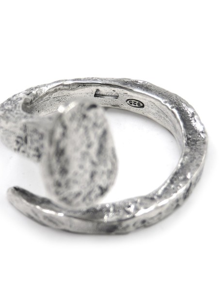 925 Sterling Silver Nail Ring 