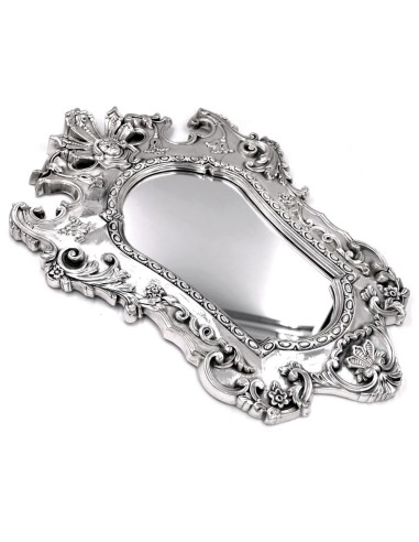 Spiegel im Barockstil aus 925er Sterlingsilber