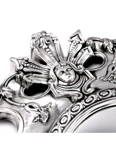 Spiegel im Barockstil aus 925er Sterlingsilber 2