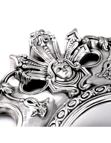 Spiegel im Barockstil aus 925er Sterlingsilber