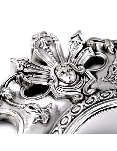 Spiegel im Barockstil aus 925er Sterlingsilber