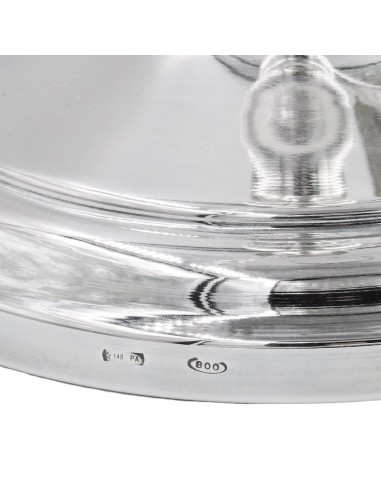 Candelabro Argento 3 Fiamme Stile Inglese