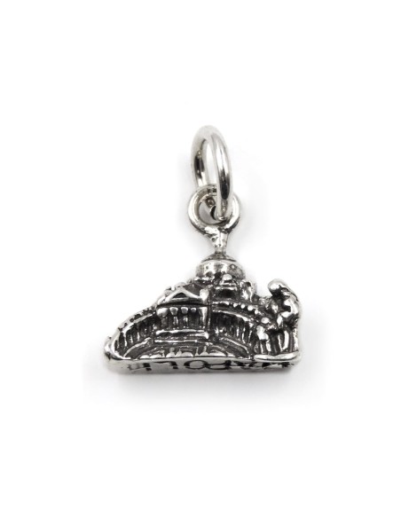 Plebiscito Square Solid Silver Pendant 