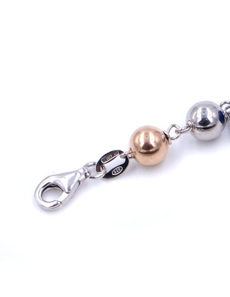 Bracciale Etnico in Argento 925 e Pietre Naturali 