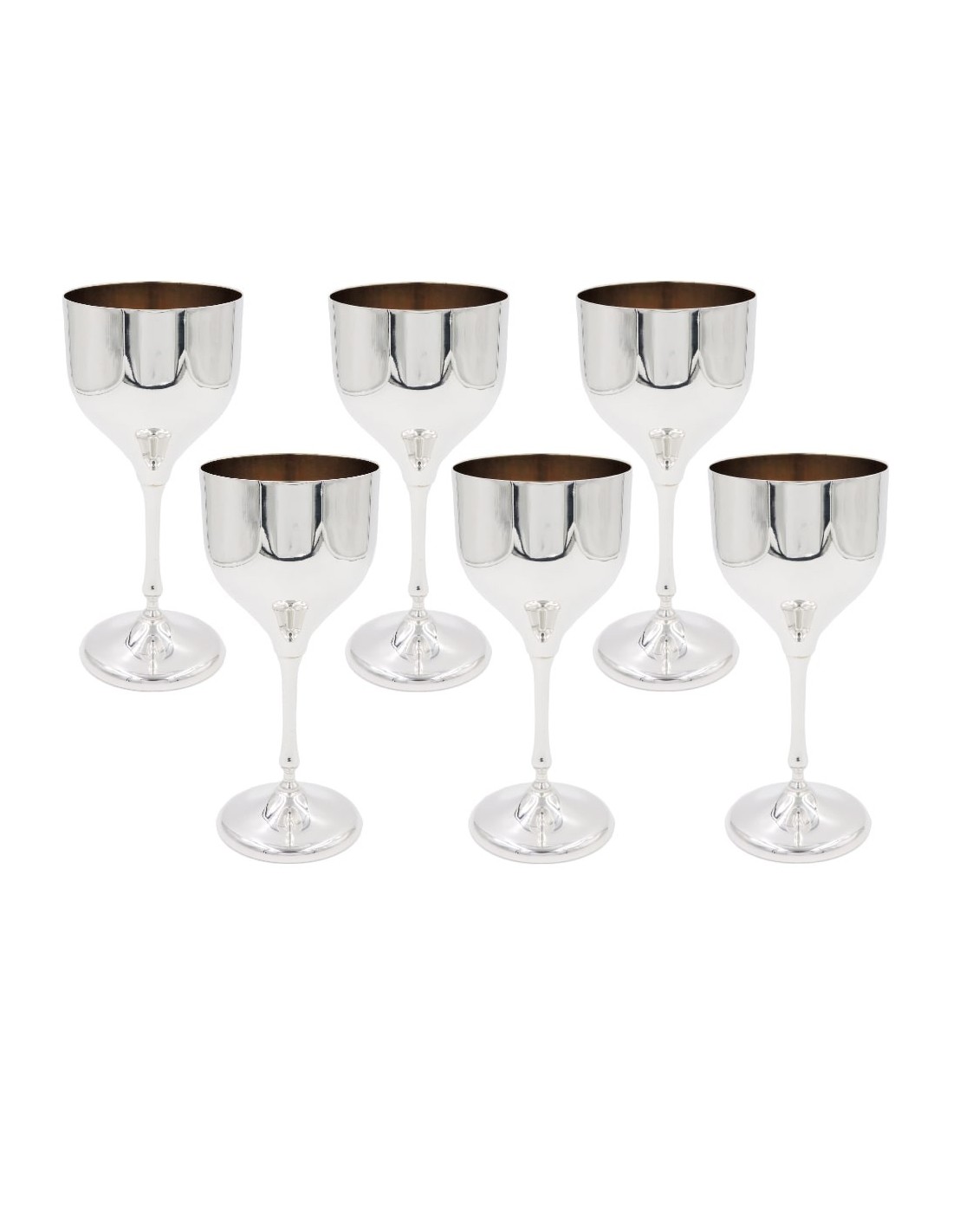 Set Calici Vino Argento