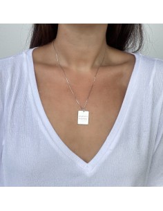 Customizable GPS Coordinates Pendant Necklace  2