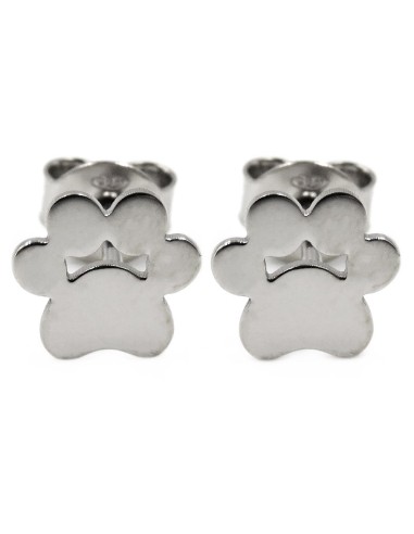 Orecchini Fiore in Argento 925 Con Zirconi...