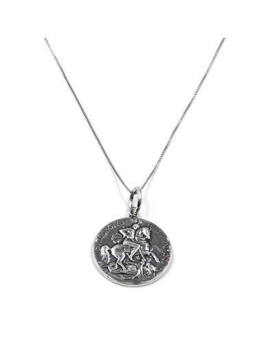 Saint George Sterling Silver Necklace 
