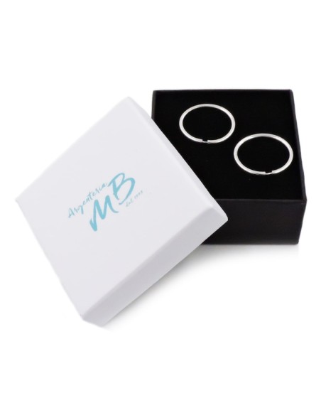 925 Sterling Silver Hoop Earrings 