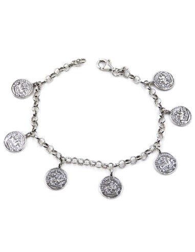 Bracciale in Argento 925 con Monete Sesterzi...