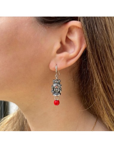 Orecchini Teste di Moro in Argento 925 