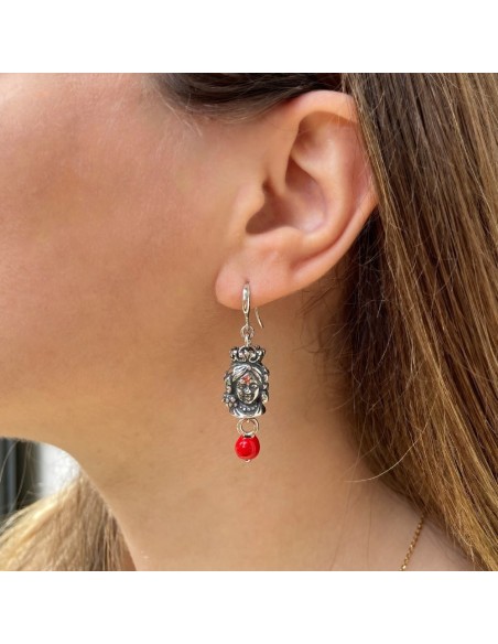 Sicilian Moor Heads Earrings 