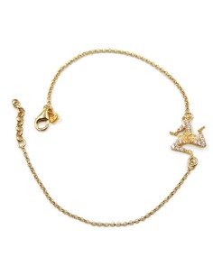 Sizilianisches Trinacria-Armband aus Vergoldetem 925er...