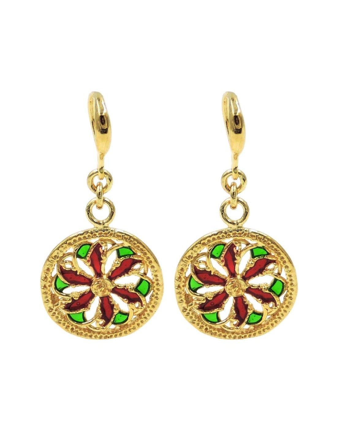 POPLYKE Orecchini A Foglia In Argento Sterling 925 Con Smalto Verde – Lunghi 116 Mm, Ipoallergenici