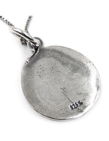 Saint Pio Round Medal Necklace 
