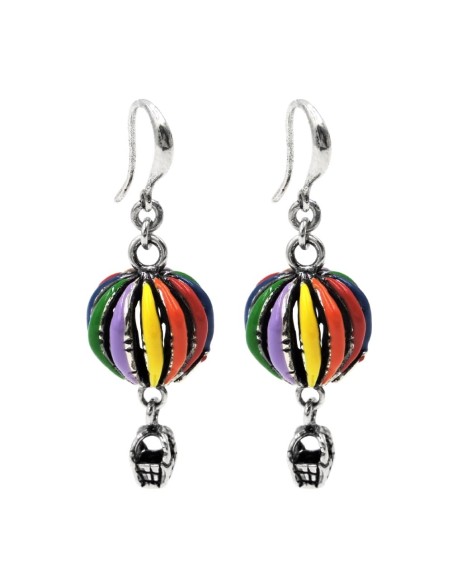 Orecchini Mongolfiera in Argento Smaltato