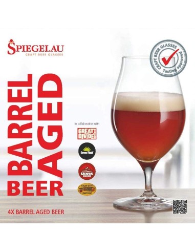 Barrel Aged Beer Glasses Set of 4