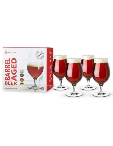 Barrel Aged Beer Glasses Set of 4