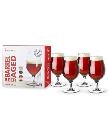 Barrel Aged Beer Glasses Set of 4