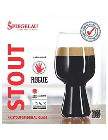 Stout Beer Glasses Set of 4