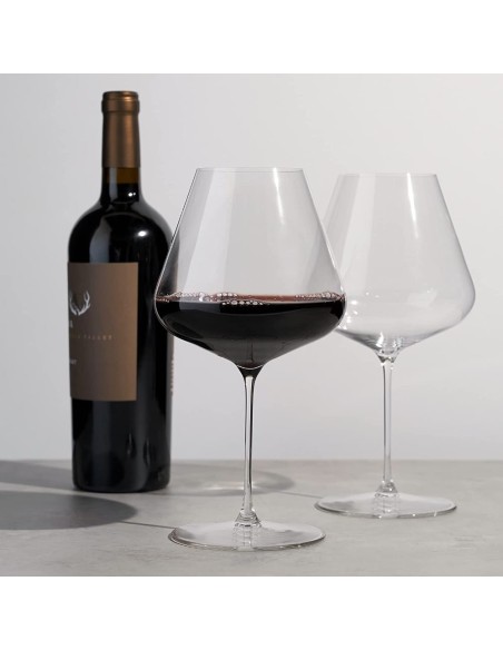 Bicchieri Vino Borgogna in Cristallo Definition Set da 2