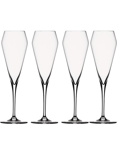 Spiegelau Willsberger Anniversary Champagne Flutes Set of 4