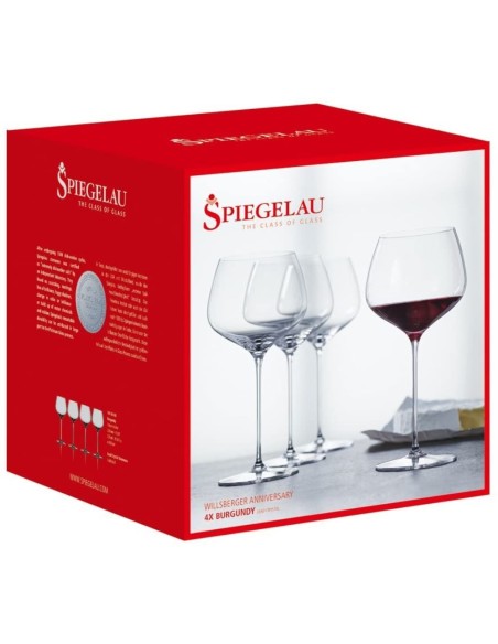 Bicchieri Vino Borgogna in Cristallo Willsberger Anniversary Set da 4