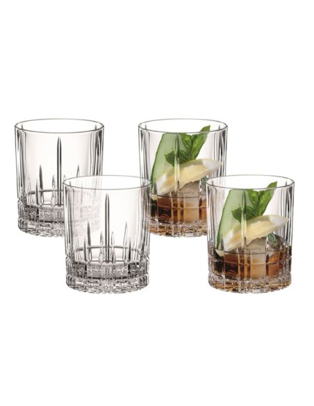 Set 4 Bicchieri da Whisky Double Old Fashioned Perfect Serve 