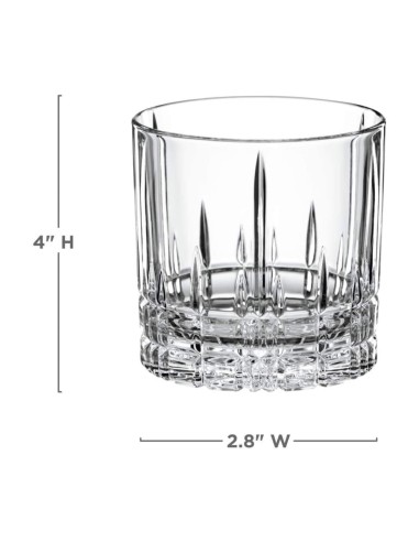 Set 4 Bicchieri da Whisky Double Old Fashioned...