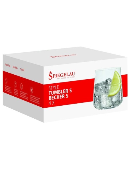 Spiegelau Style Tumbler Glass Set of 4